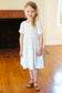 Youth Enchanting Ivory Smocked Bubble Sleeve Tiered Dress