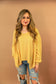 Sunny Waffle Knit Top