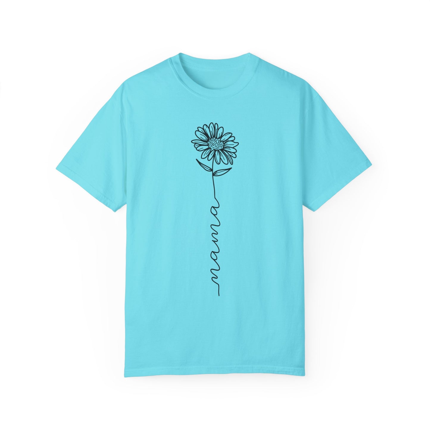 Mama Flower Unisex Garment-Dyed T-shirt