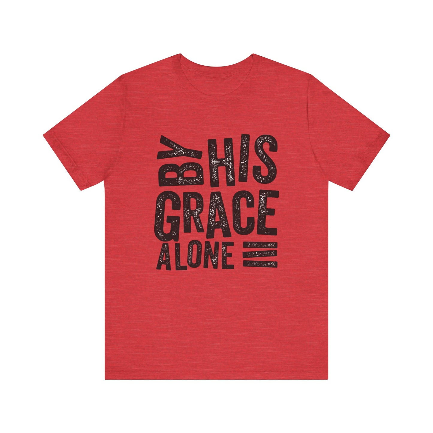 Saved by His Grace Unisex Jersey Short Sleeve Tee