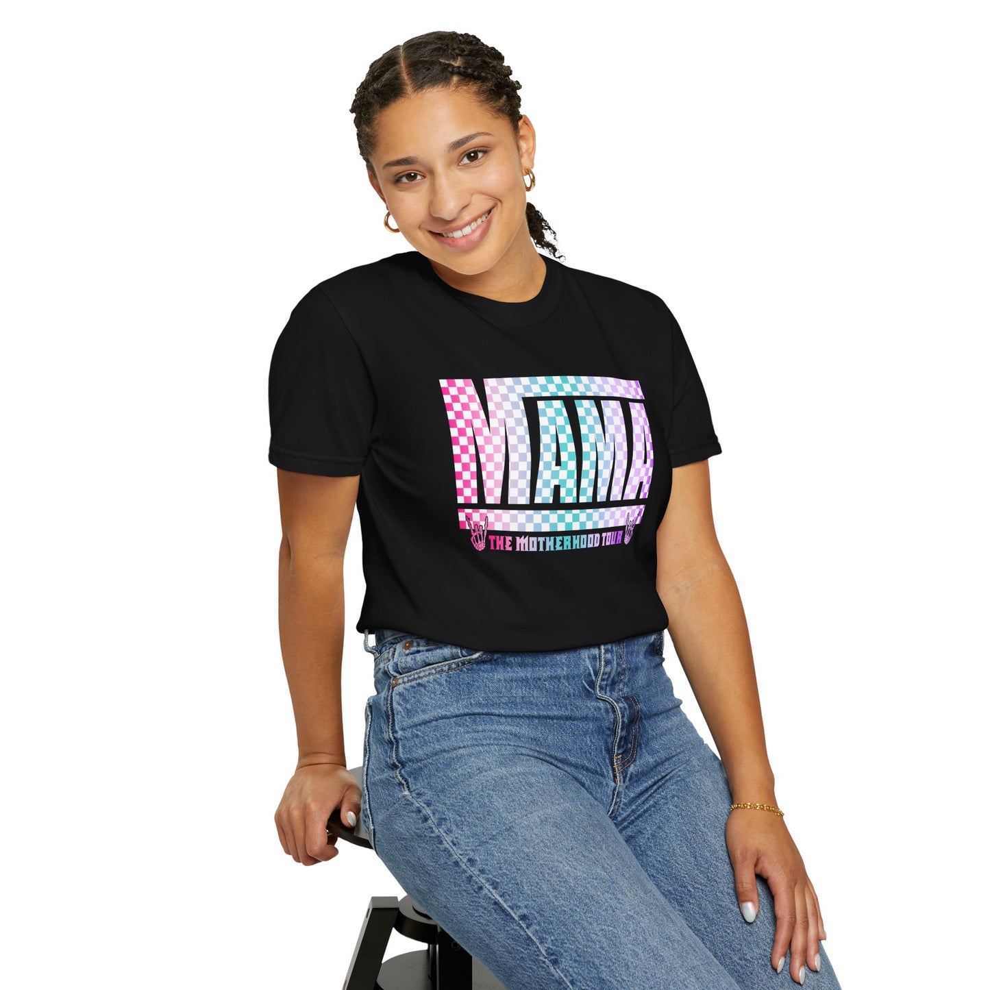 Mama World Tour Unisex Garment-Dyed T-shirt