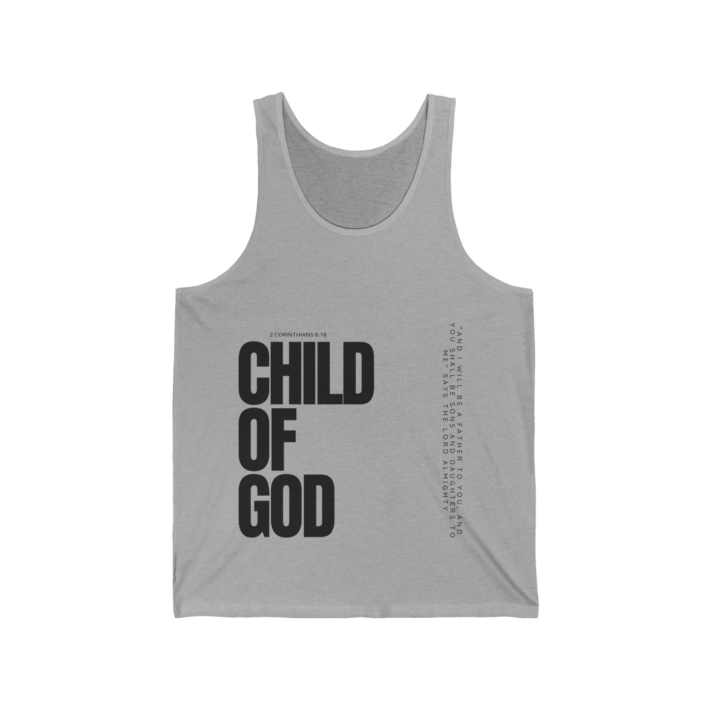 Child of God Unisex Jersey Tank