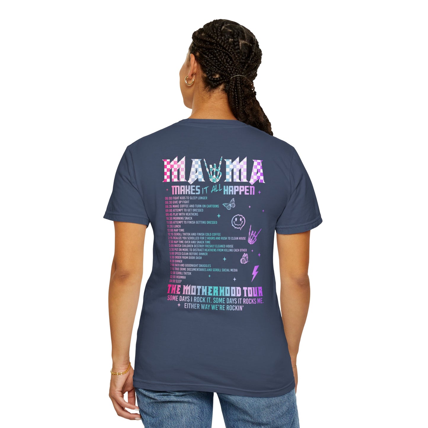 Mama World Tour Unisex Garment-Dyed T-shirt