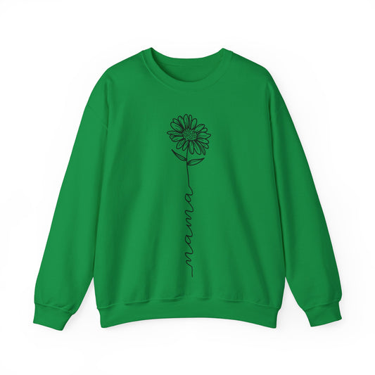 Mama Flower Unisex Heavy Blend™ Crewneck Sweatshirt
