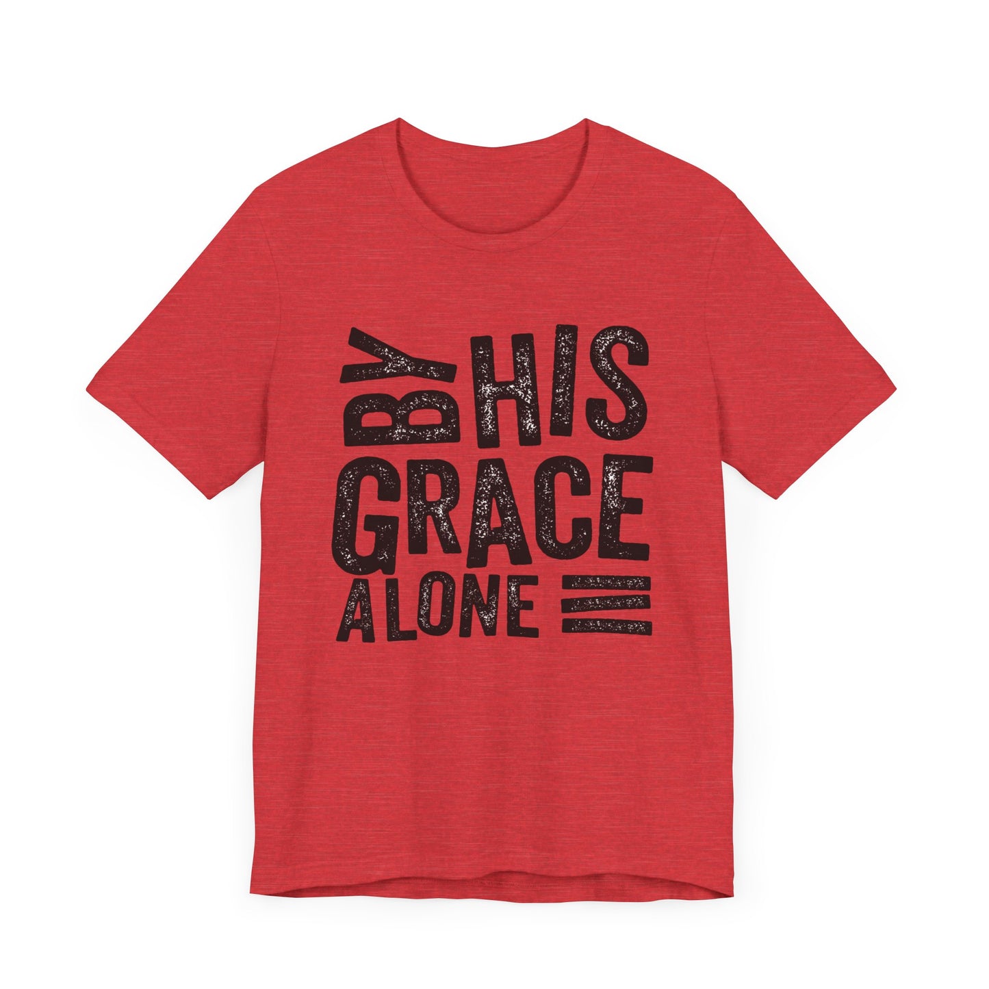 Saved by His Grace Unisex Jersey Short Sleeve Tee