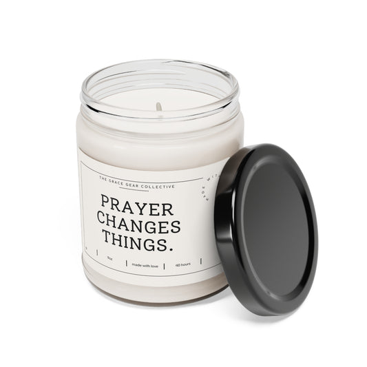 Prayer Changes Things Scented Soy Candle, 9oz