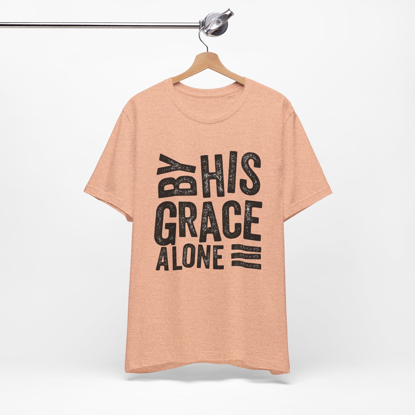 Saved by His Grace Unisex Jersey Short Sleeve Tee