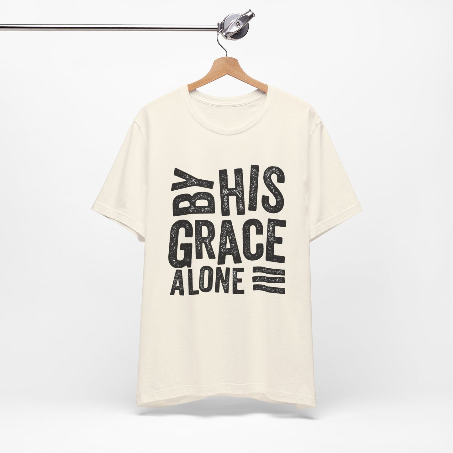 Saved by His Grace Unisex Jersey Short Sleeve Tee