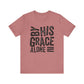 Saved by His Grace Unisex Jersey Short Sleeve Tee