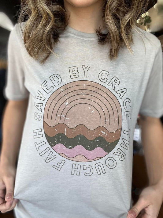 *PLUS* Saved By Grace Tee