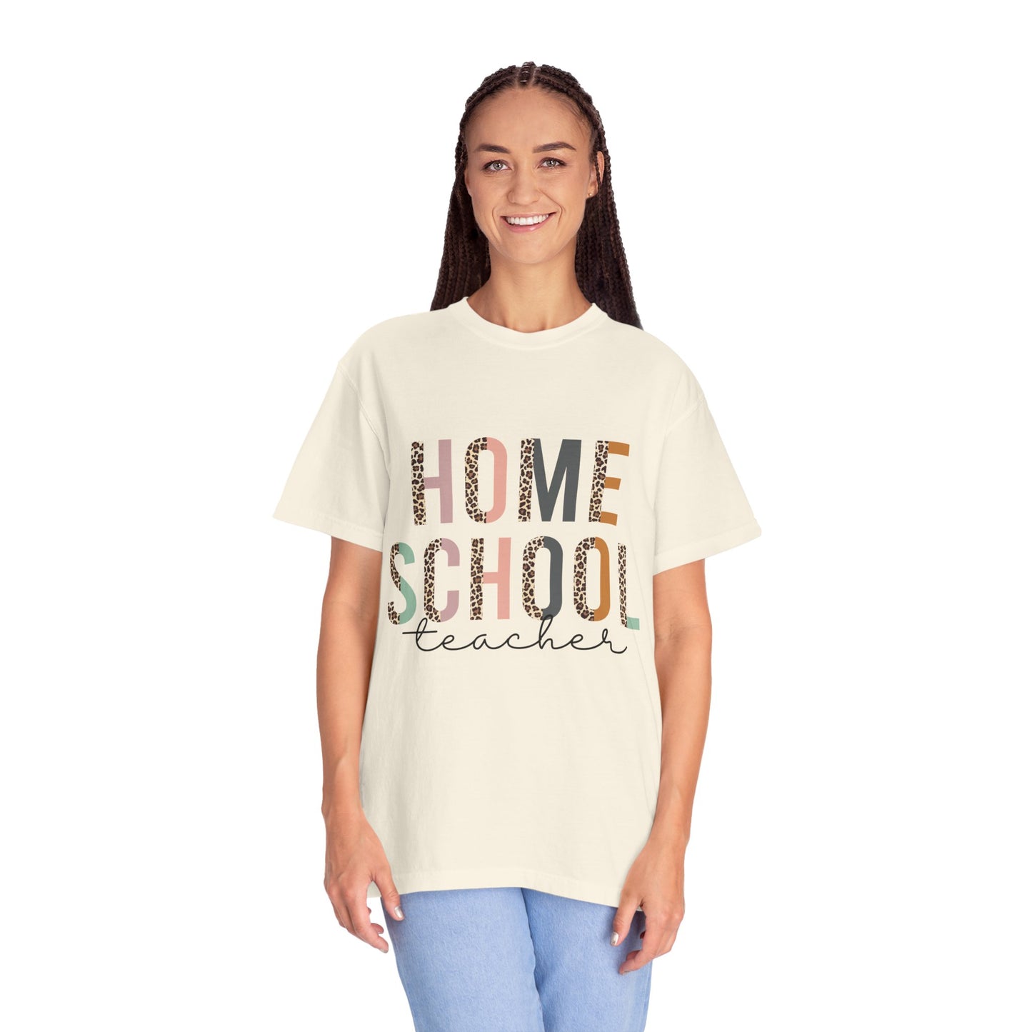 Home School Teacher Unisex Garment-Dyed T-shirt