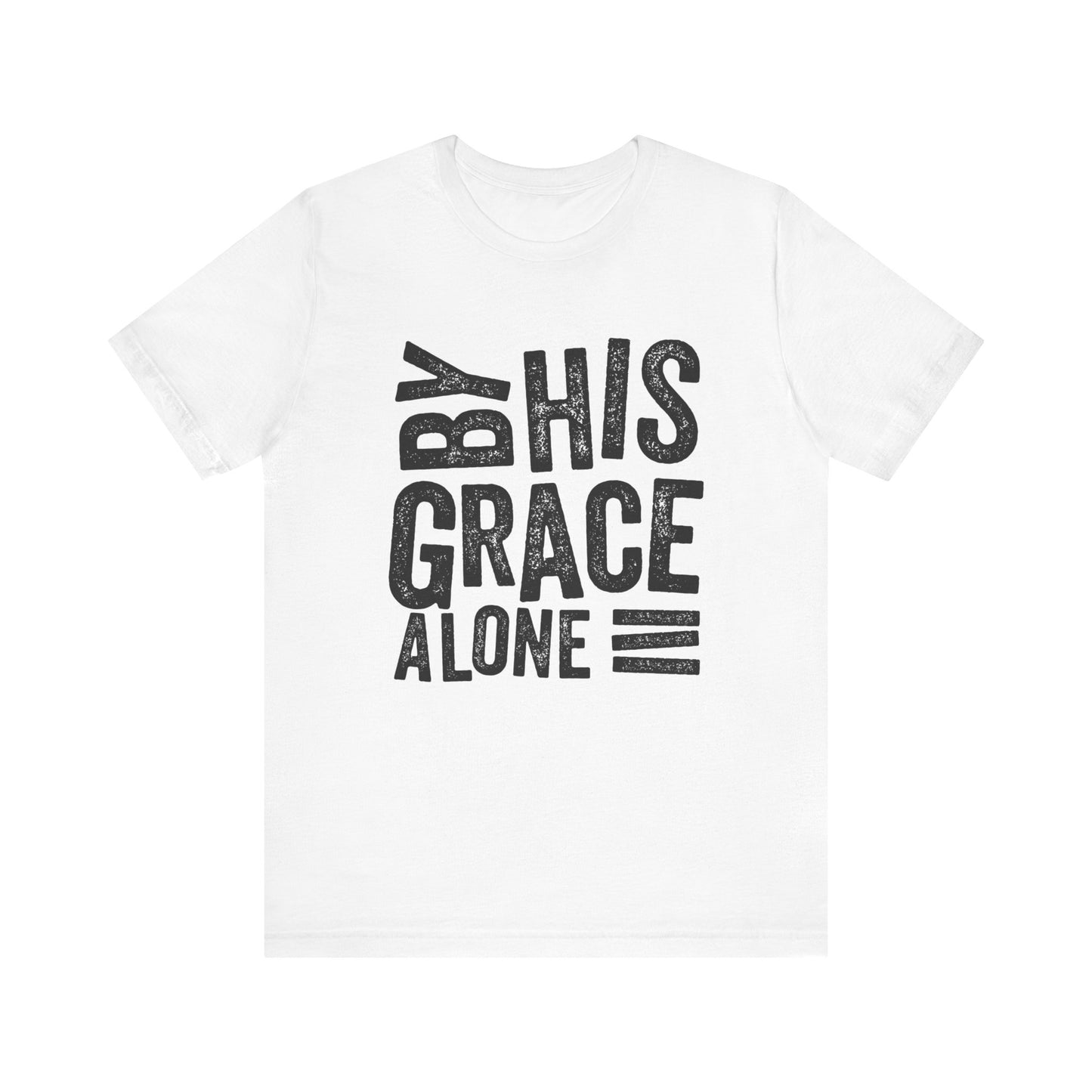 Saved by His Grace Unisex Jersey Short Sleeve Tee