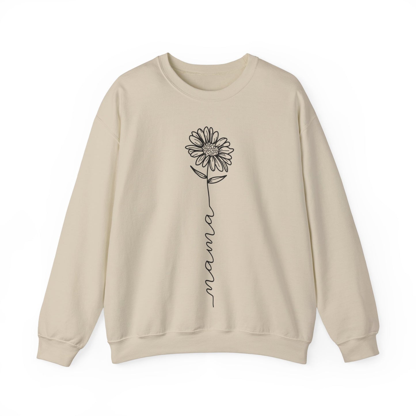 Mama Flower Unisex Heavy Blend™ Crewneck Sweatshirt