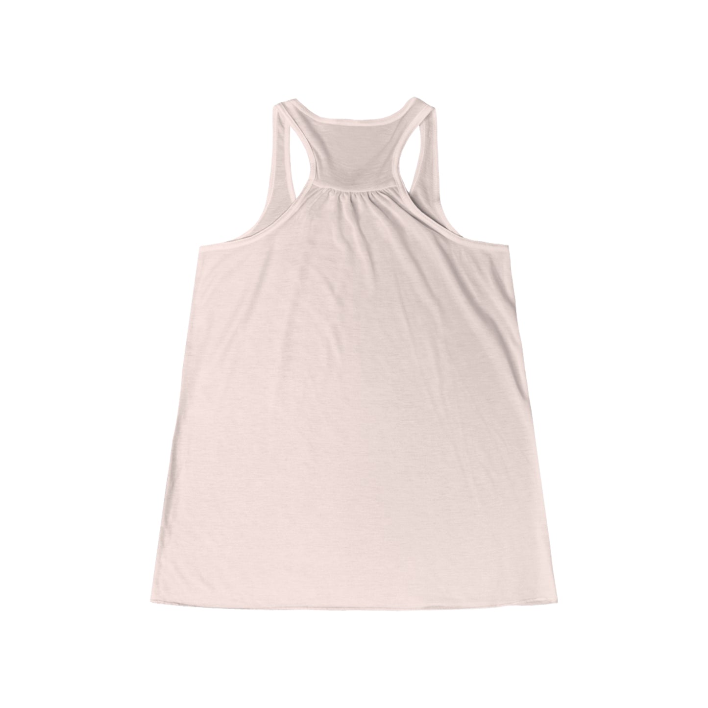 Gymin' and Jesus Pink Letter Women's Flowy Racerback Tank