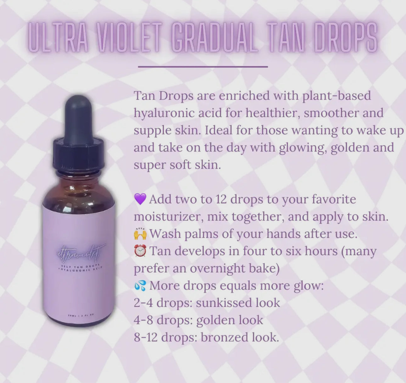 Ultra Violet Gradual Tan Drops