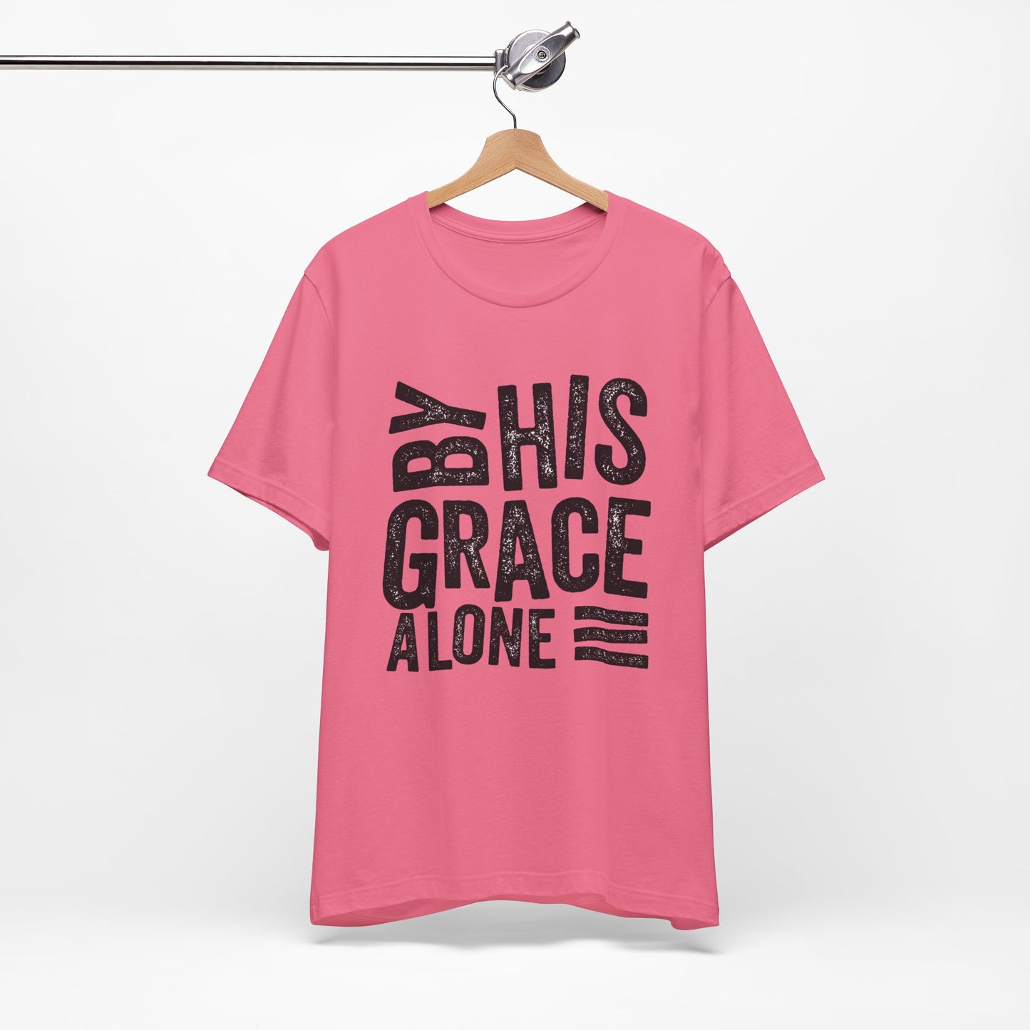 Saved by His Grace Unisex Jersey Short Sleeve Tee