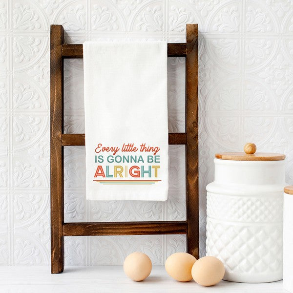 Every Little Thing Colorful Tea Towel