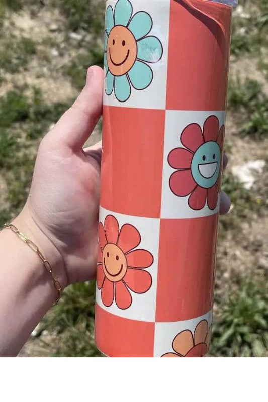 ColorBlock Multi Daisy Tumbler