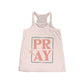 Pray Women's Flowy Racerback Tank