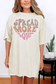Spread More Love Unisex Garment-Dyed T-shirt