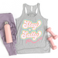 Stay Salty Women's Flowy Racerback Tank