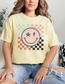 Happy Face Unisex garment-dyed heavyweight t-shirt