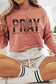 Pray Through It / On It / Over it Cropped Sweatshirt