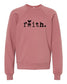 *PLUS* Faith Heart Premium Crewneck Sweatshirt