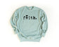 *PLUS* Faith Heart Premium Crewneck Sweatshirt