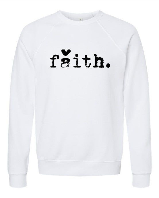 *PLUS* Faith Heart Premium Crewneck Sweatshirt