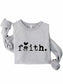 Faith Heart Premium Crewneck Sweatshirt