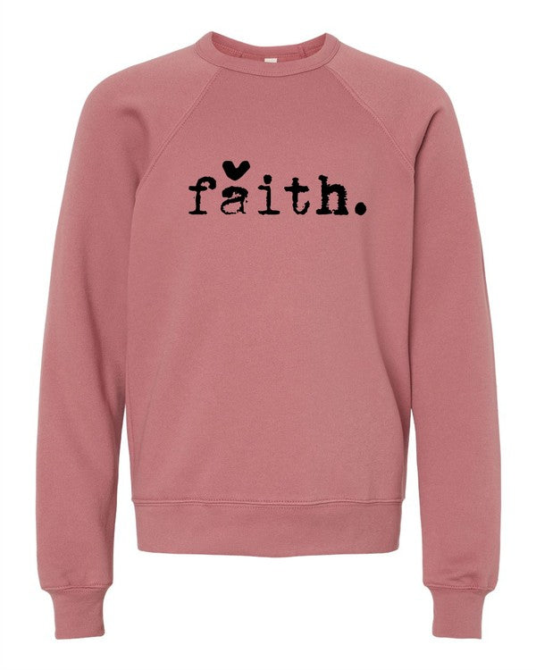 Faith Heart Premium Crewneck Sweatshirt