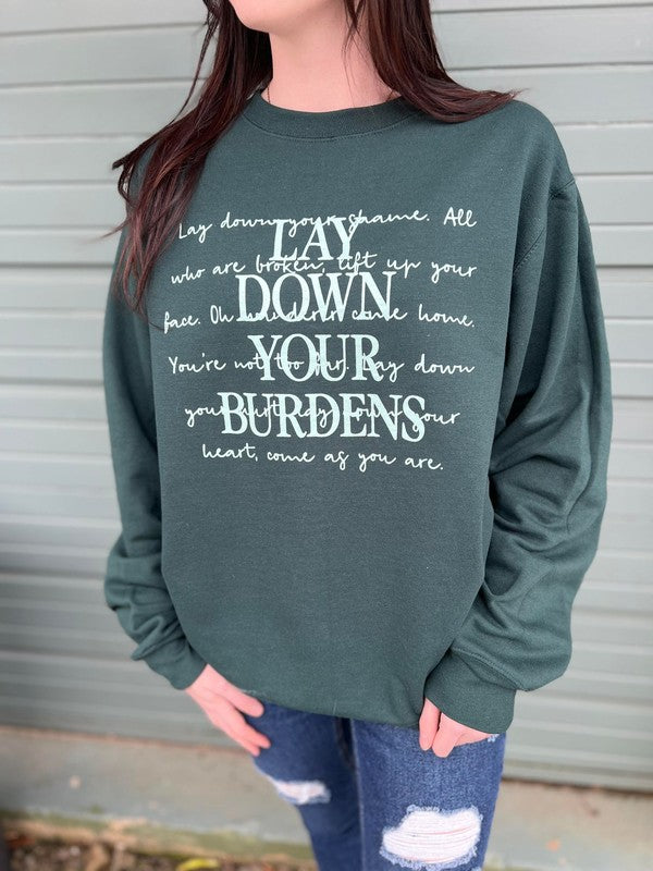 Plus Lay Down Your Burdens Sweatshirt