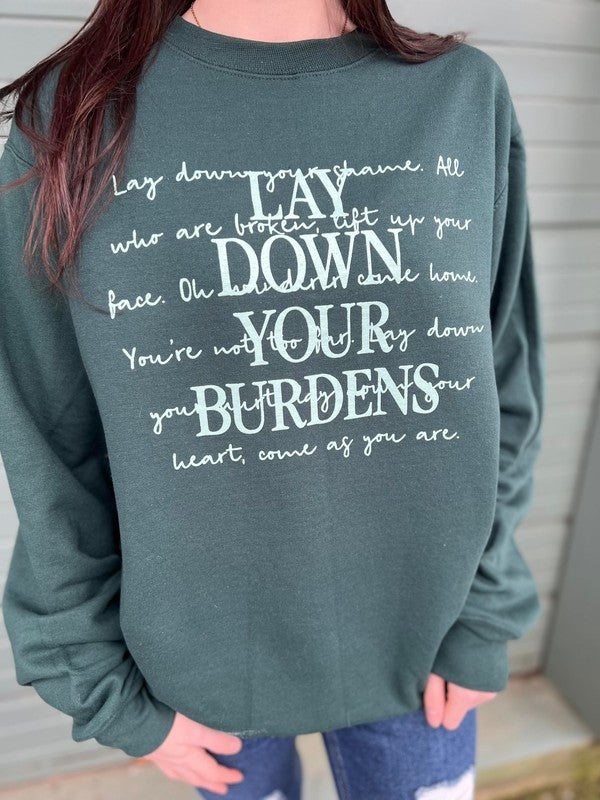 Plus Lay Down Your Burdens Sweatshirt