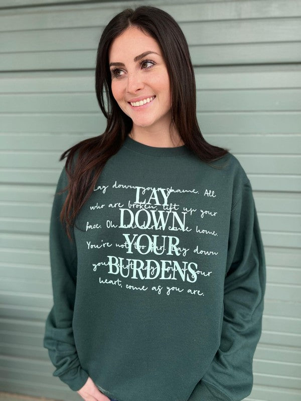 Plus Lay Down Your Burdens Sweatshirt