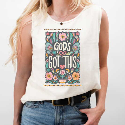 God's Got This Unisex Garment-Dyed Tank Top