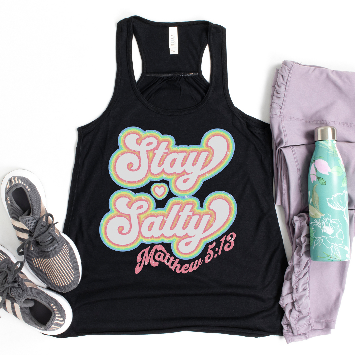 Stay Salty Women's Flowy Racerback Tank