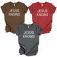 Jesus Knows Kindness Flows tee