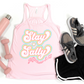 Stay Salty Women's Flowy Racerback Tank