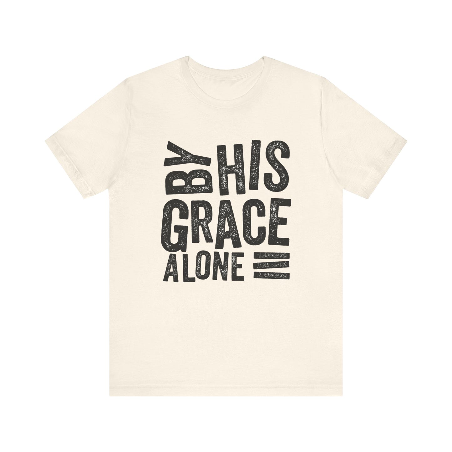 Saved by His Grace Unisex Jersey Short Sleeve Tee