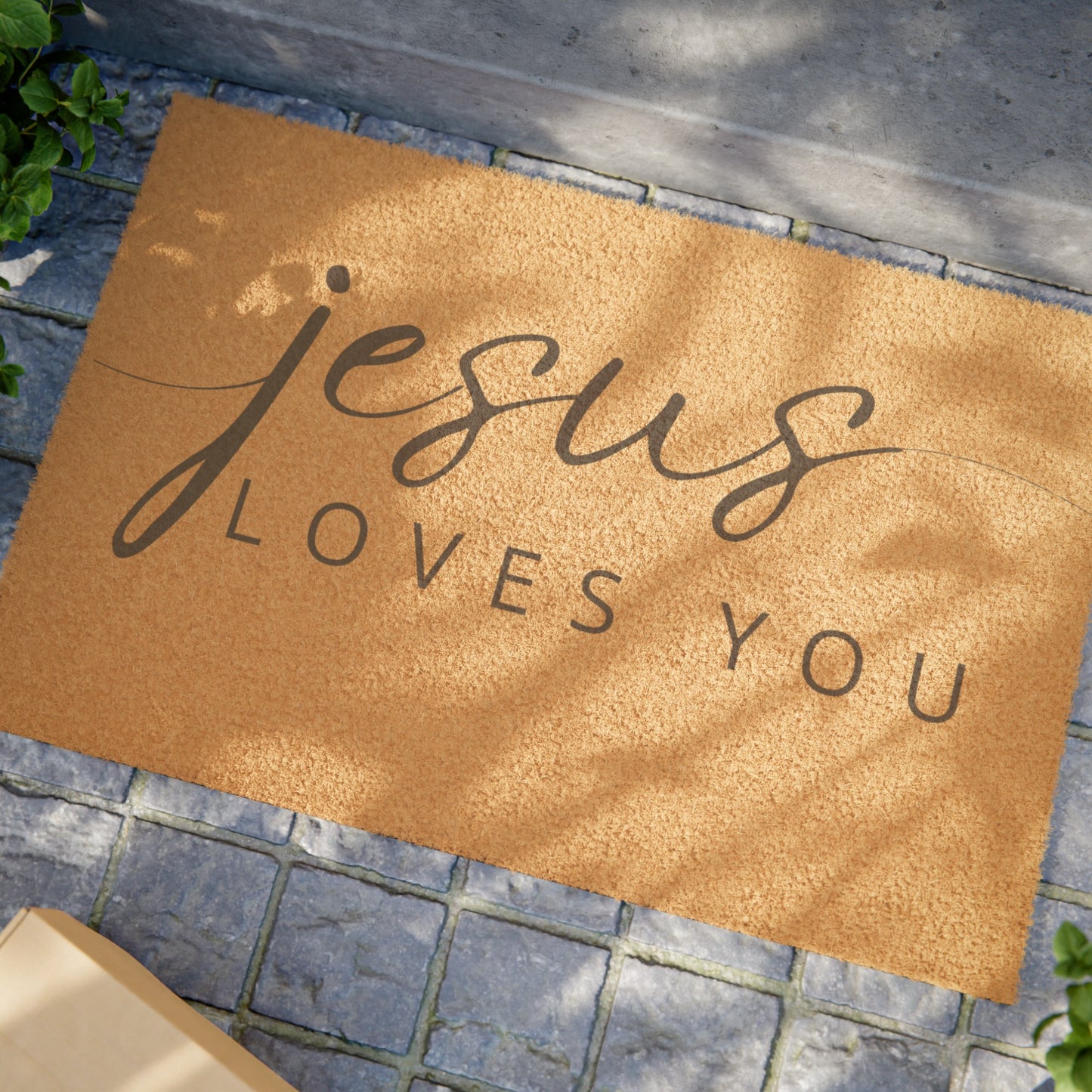 Jesus Loves You Doormat