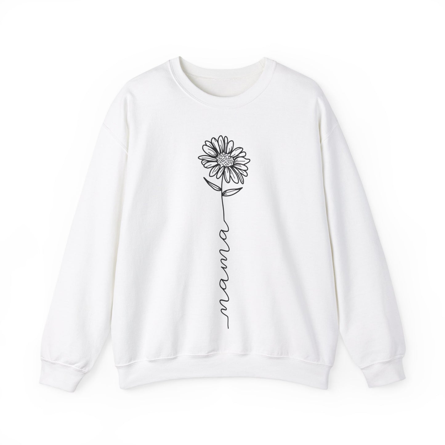 Mama Flower Unisex Heavy Blend™ Crewneck Sweatshirt