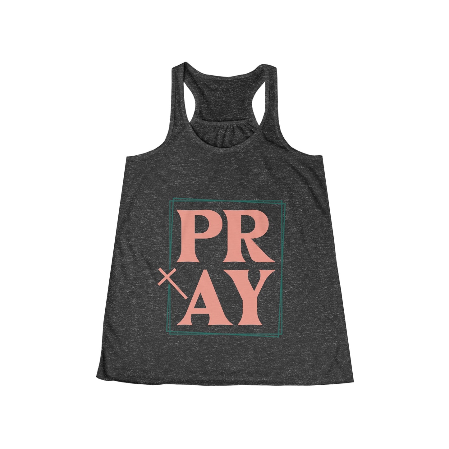 Pray Women's Flowy Racerback Tank