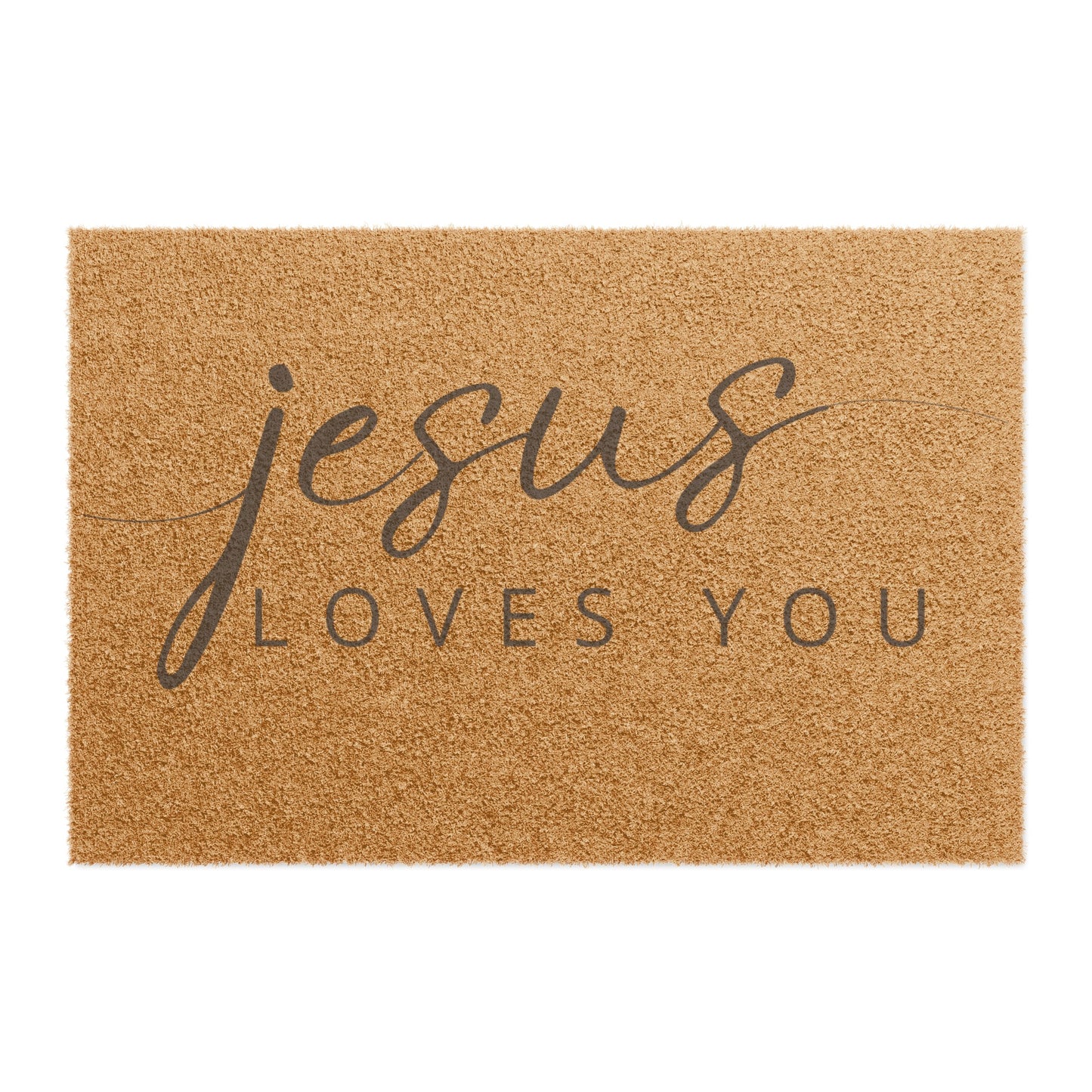 Jesus Loves You Doormat