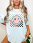 Happy Face Unisex garment-dyed heavyweight t-shirt