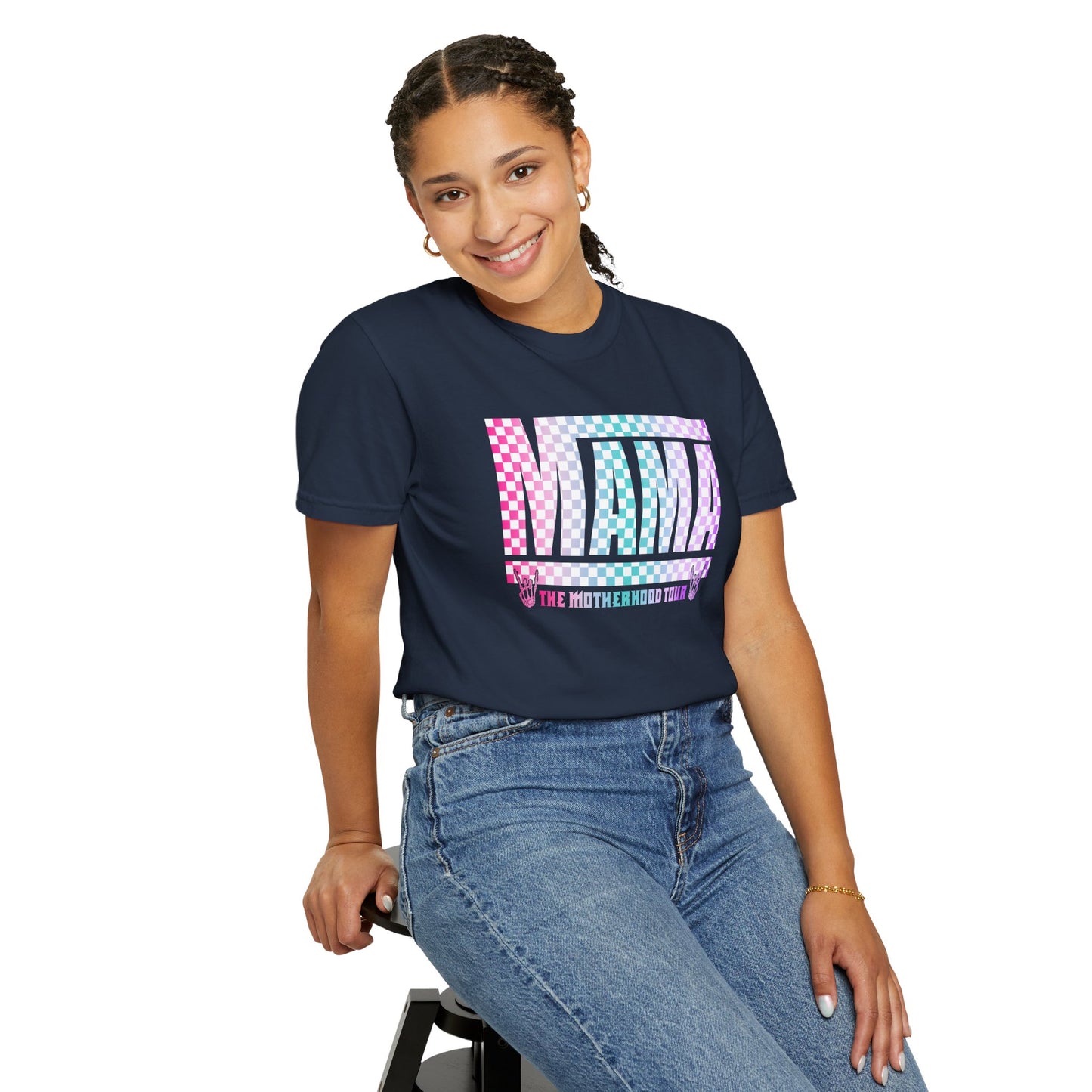 Mama World Tour Unisex Garment-Dyed T-shirt