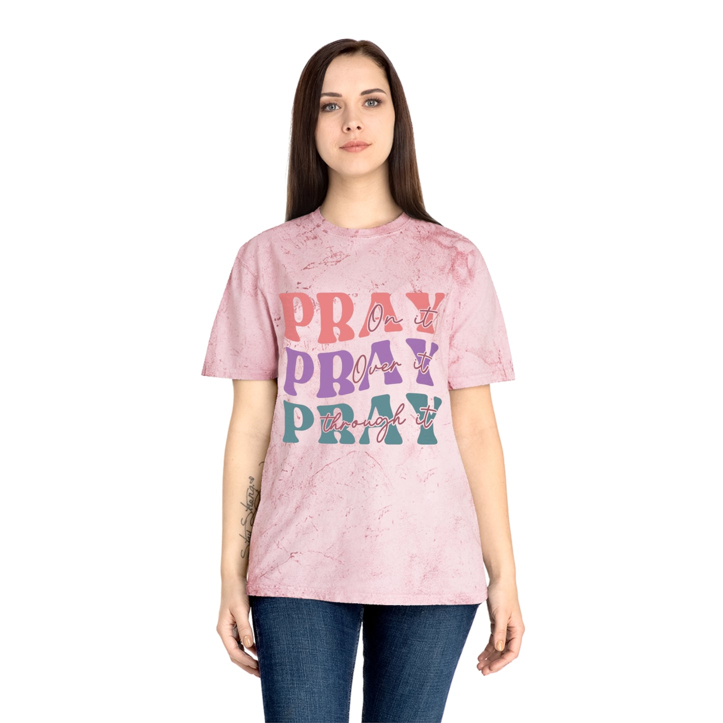 Pray x 3 Unisex Color Blast T-Shirt