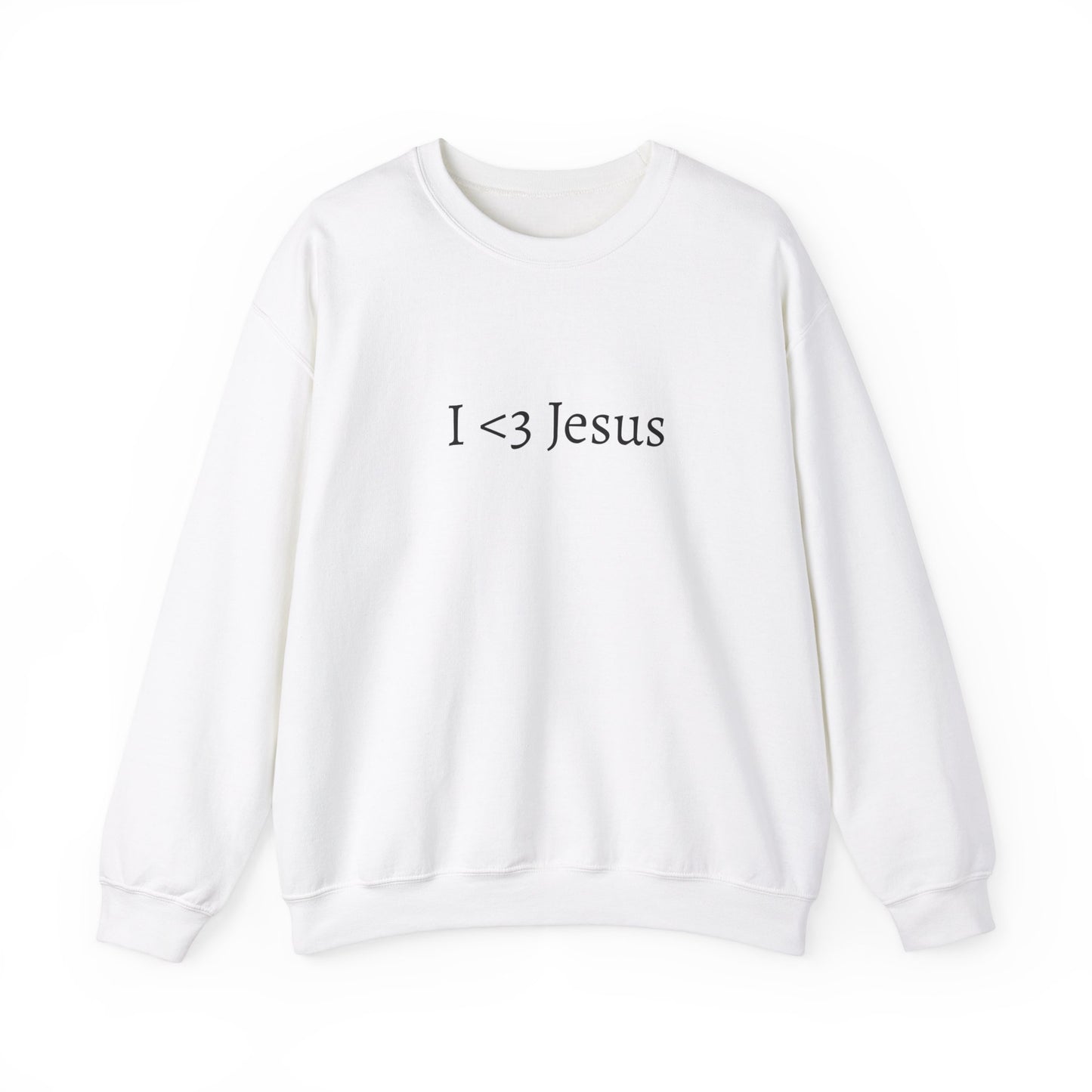 I <3 Jesus Unisex Heavy Blend™ Crewneck Sweatshirt