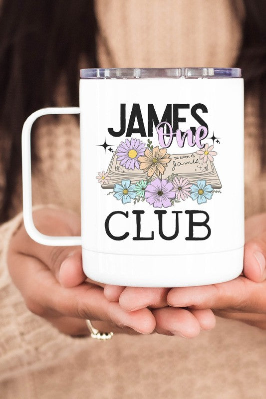 James One Club Religious Coffee Travel Cup