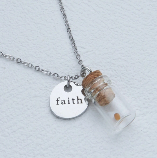 Faith Matthew 17:20 Mustard Seed Necklace